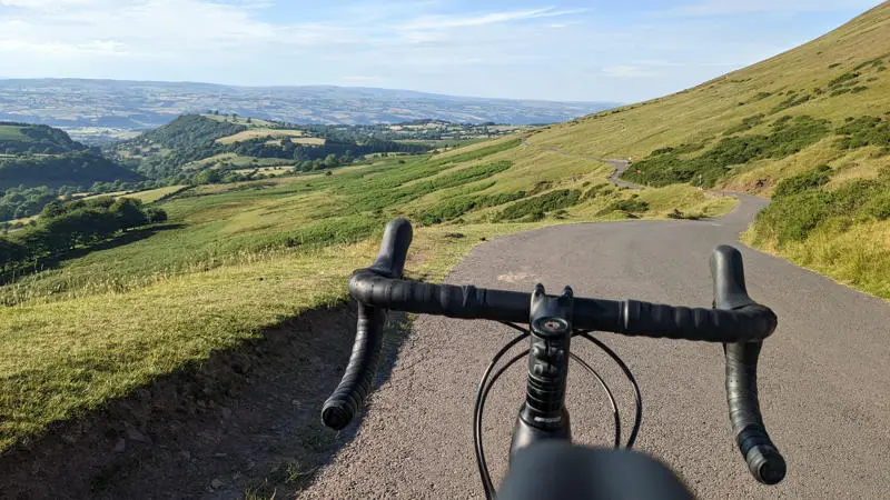 Fedwen Pass on the Lon Las Cymru cycle route